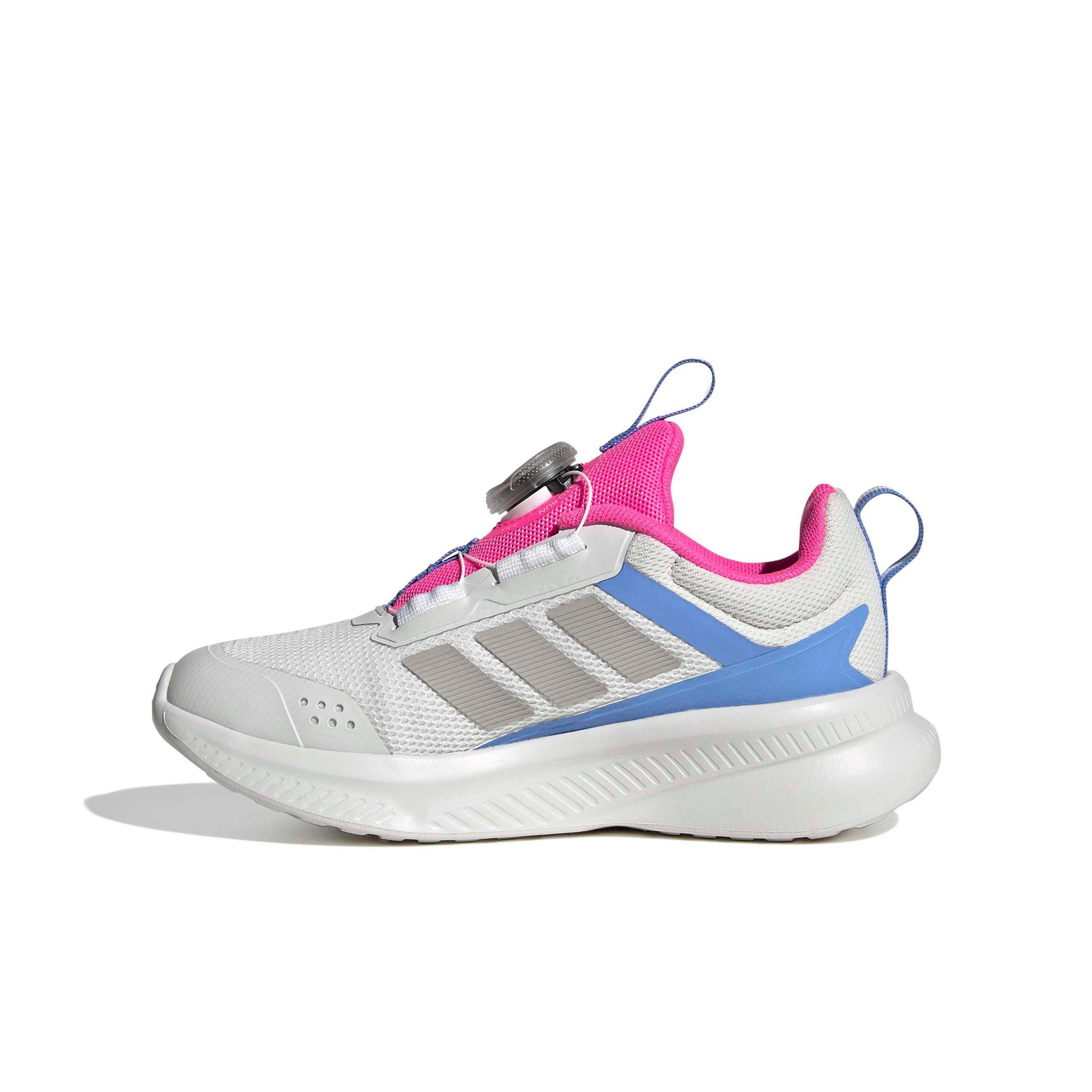adidas Fortarun 4.0 Preschool Girls' "Crystal White/Grey Two/Lucid Pink" Shoe
