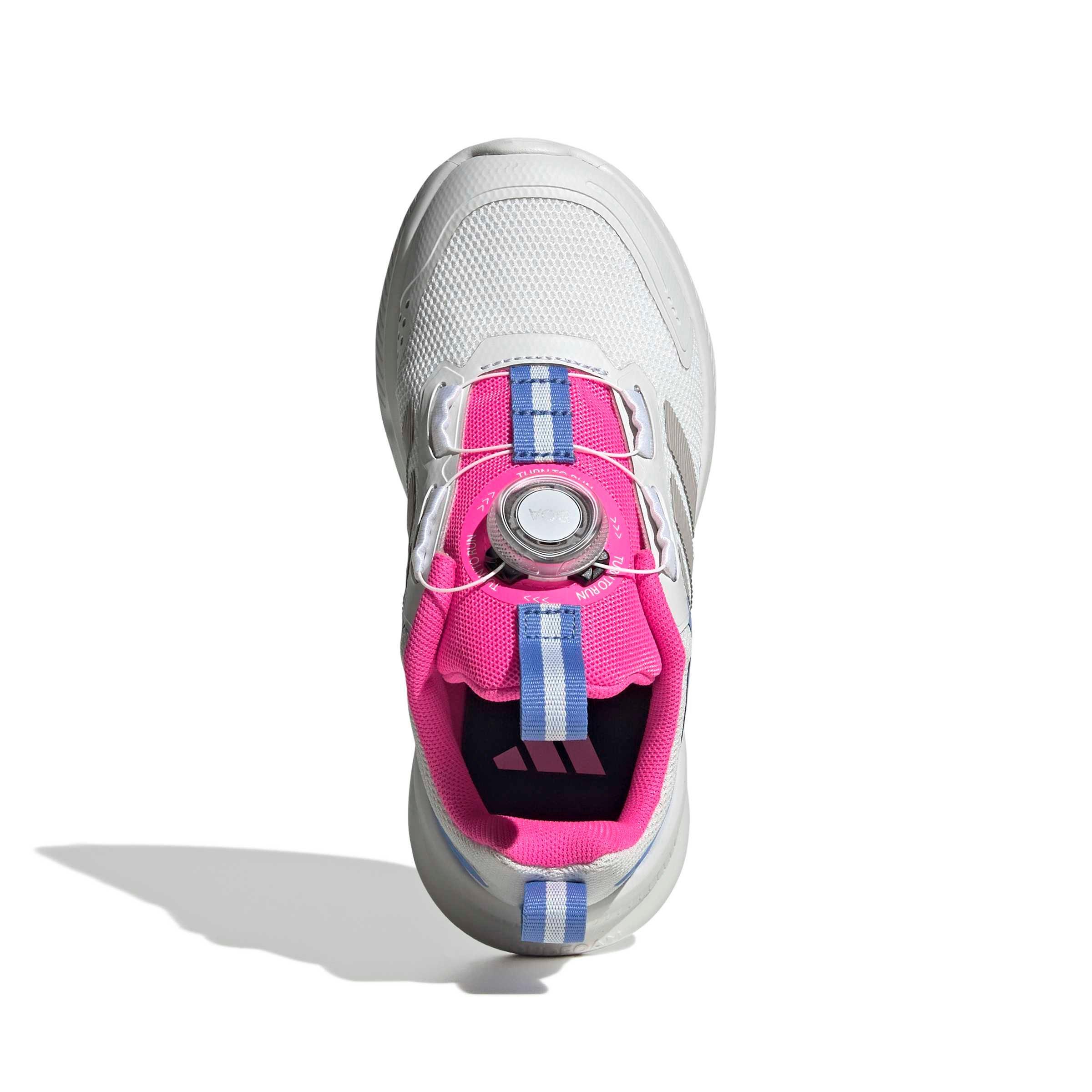 adidas Fortarun 4.0 Preschool Girls' "Crystal White/Grey Two/Lucid Pink" Shoe