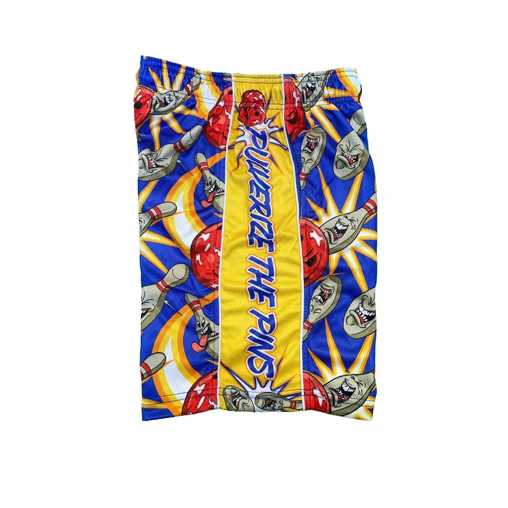 Flow Society Big Boys' Bowling Pins Shorts -Blue - BLUE