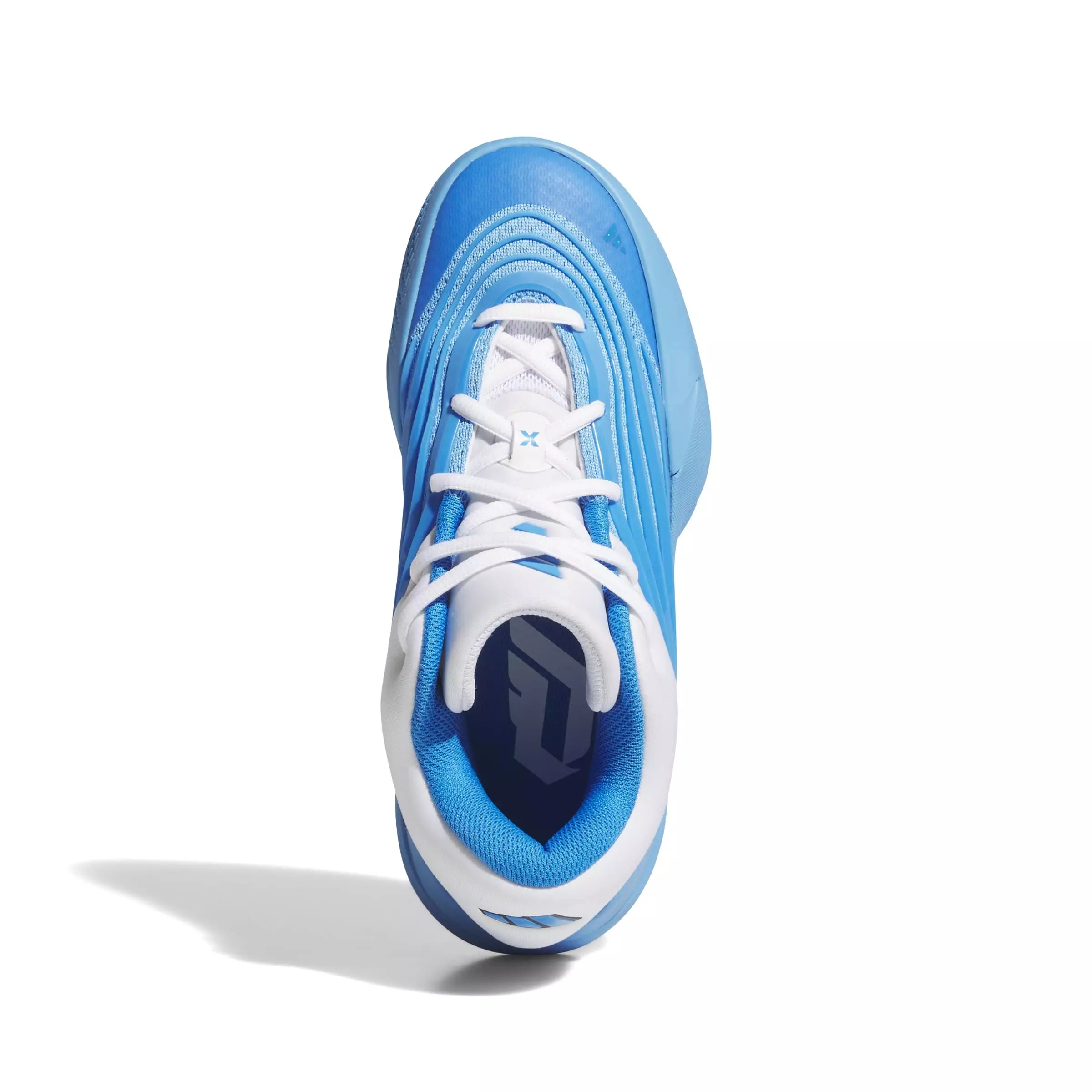 adidas Dame X "Blue Burst/Ftwr White/Lucid Ray Blue" Grade School Boys' Basketball Shoe - BLUE/WHITE/BLUE
