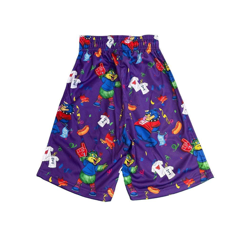 Flow Society Mascot Flow Big Boys' Purple Shorts