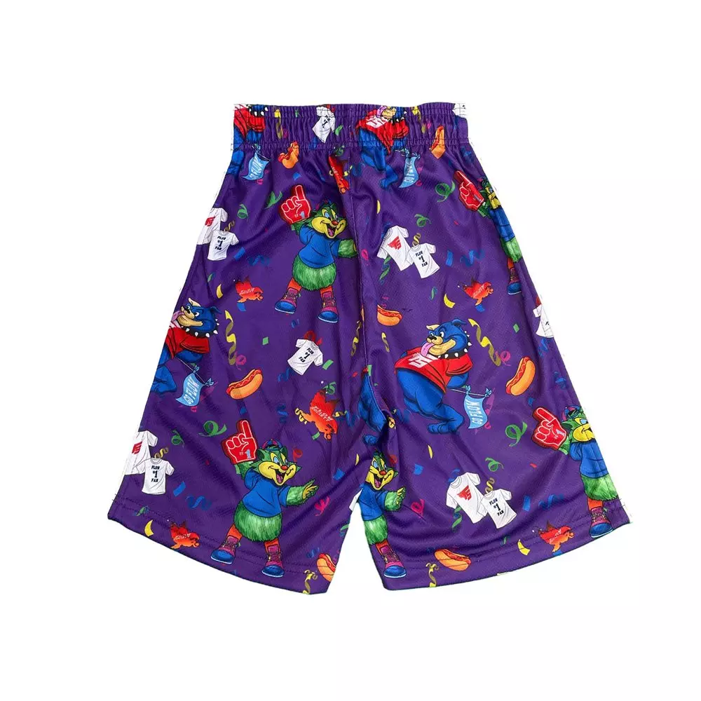 Flow Society Big Boys' Mascot Flow Shorts -Purple - PURPLE
