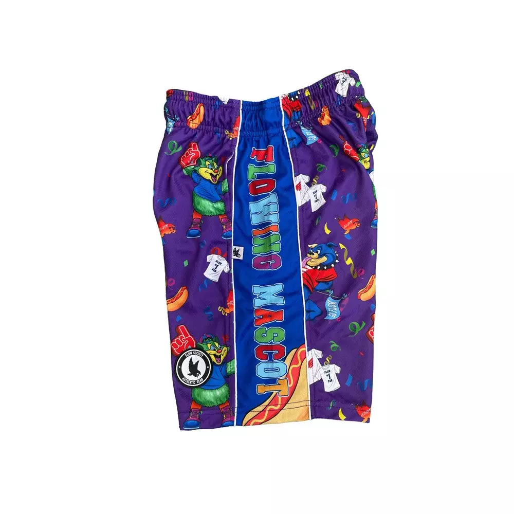 Flow Society Big Boys' Mascot Flow Shorts -Purple - PURPLE
