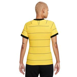 Nike Women's DF Chelsea FC 2021/22 Soccer Jersey-Yellow/Black