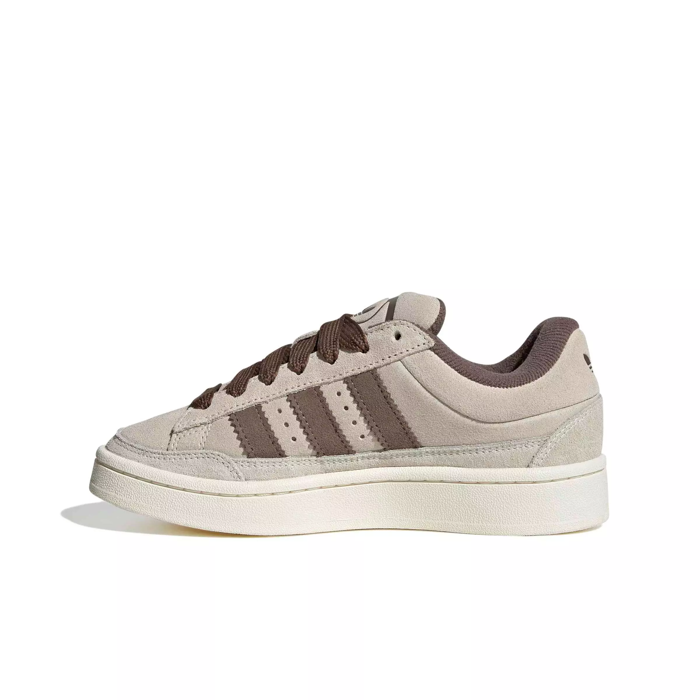 adidas Originals Campus ST "Wonder White/Off White/Earth Strata" Grade School Boys' Shoe - WHITE/OFF WHITE/EARTH