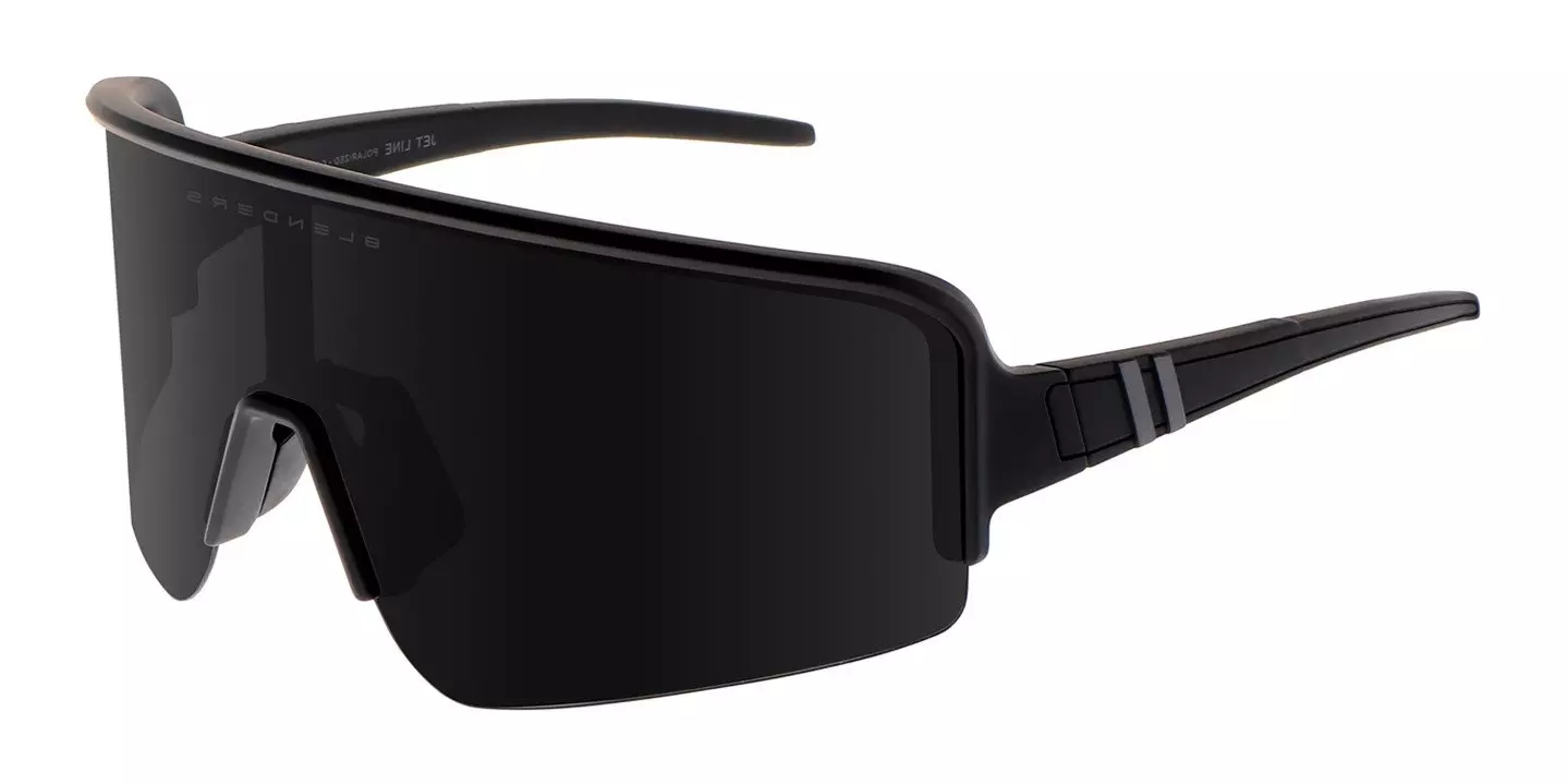 Blenders Eclipse X2 Jet Line Polarized Sunglasses - BLACK