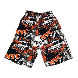 Flow Society Big Boys' NYC Baseball Attack Shorts -Orange