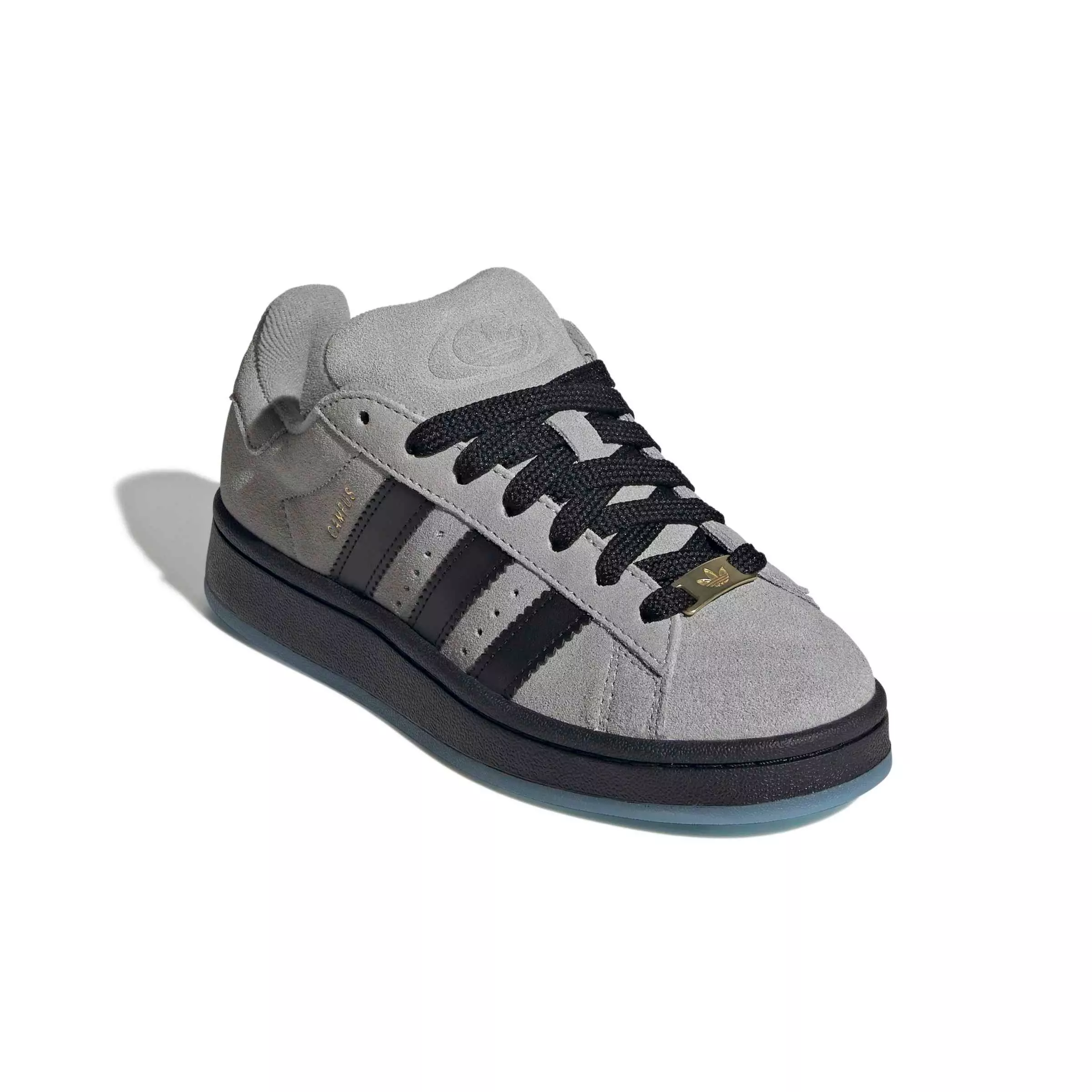 adidas Originals Campus 00s "Mgh Solid Grey/Ftwr White/Clear Sky" Grade School Boys' Shoe - GREY/WHITE/SKY