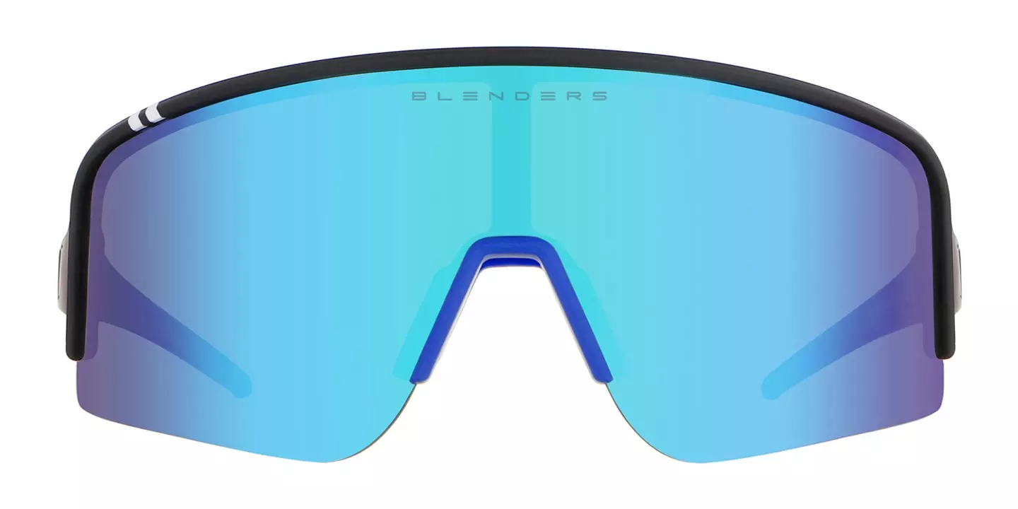 Blenders Eclipse X2 Breaker Point Polarized Mirrored Sunglasses - BLUE
