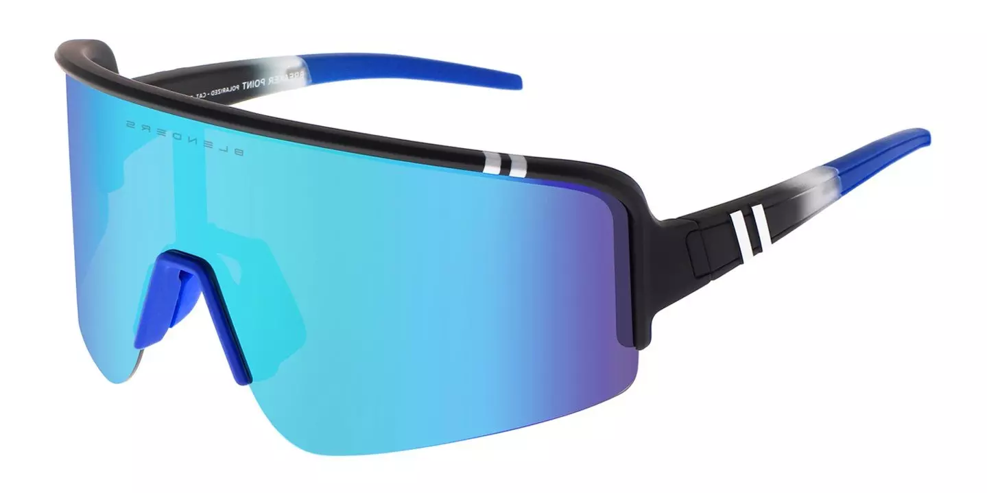 Blenders Eclipse X2 Breaker Point Polarized Mirrored Sunglasses - BLUE