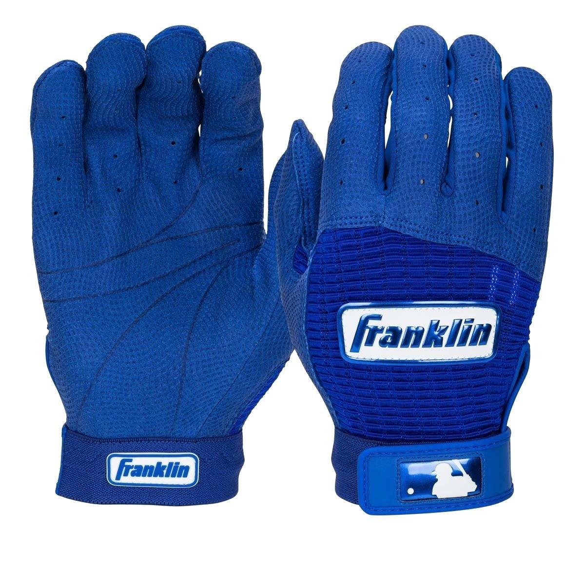 Franklin Sports MLB Pro Classic Baseball Batting Gloves - ROYAL Thumbnail View 1