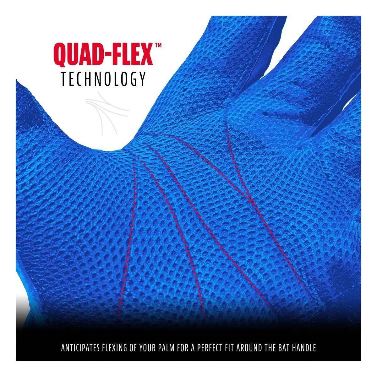 Franklin Sports MLB Pro Classic Baseball Batting Gloves - ROYAL Thumbnail View 3