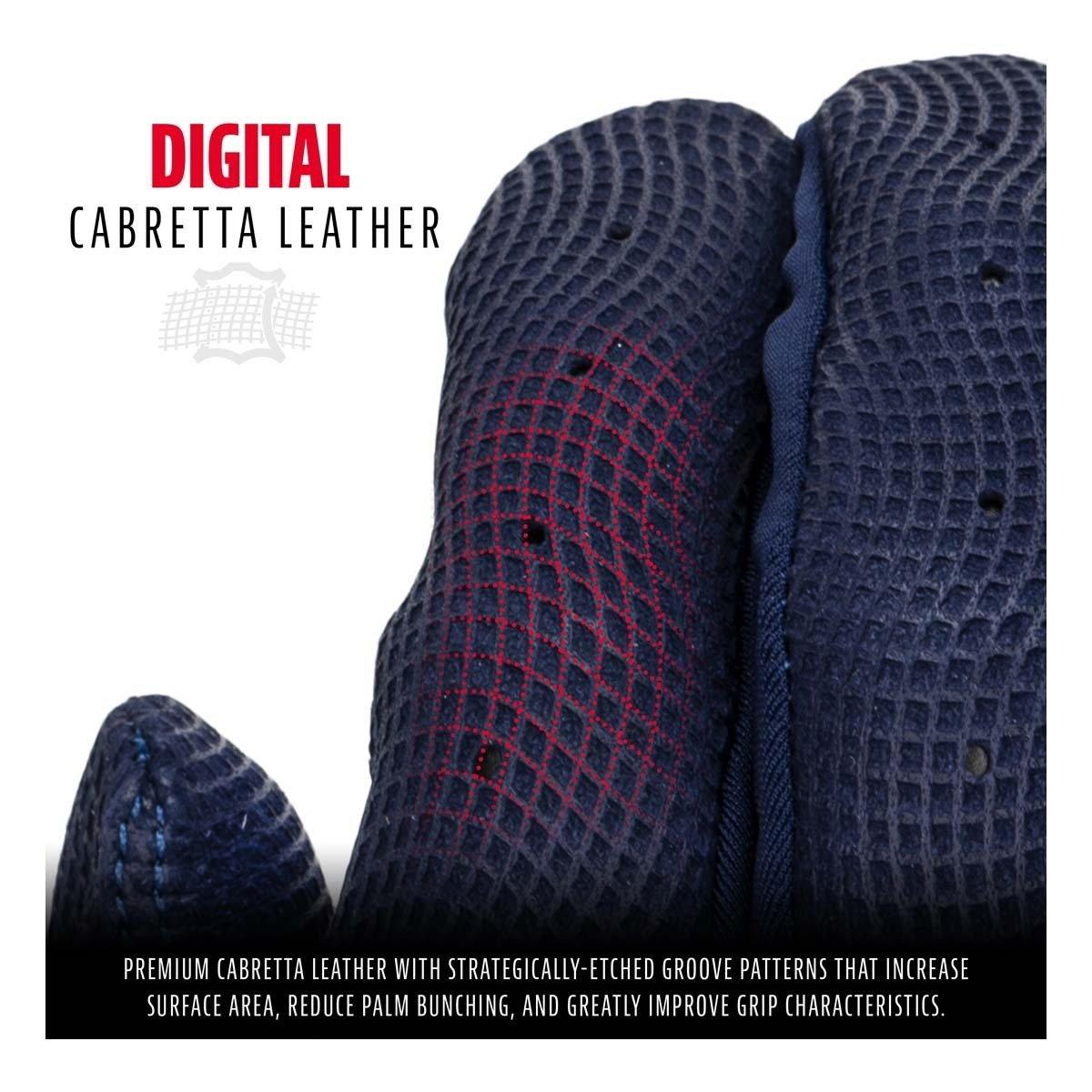 Franklin Sports MLB Pro Classic Baseball Batting Gloves - NAVY Thumbnail View 2