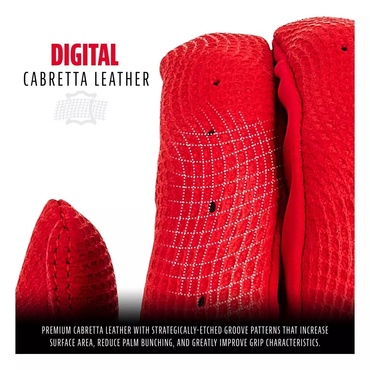 Franklin Sports MLB Pro Classic Baseball Batting Gloves - RED