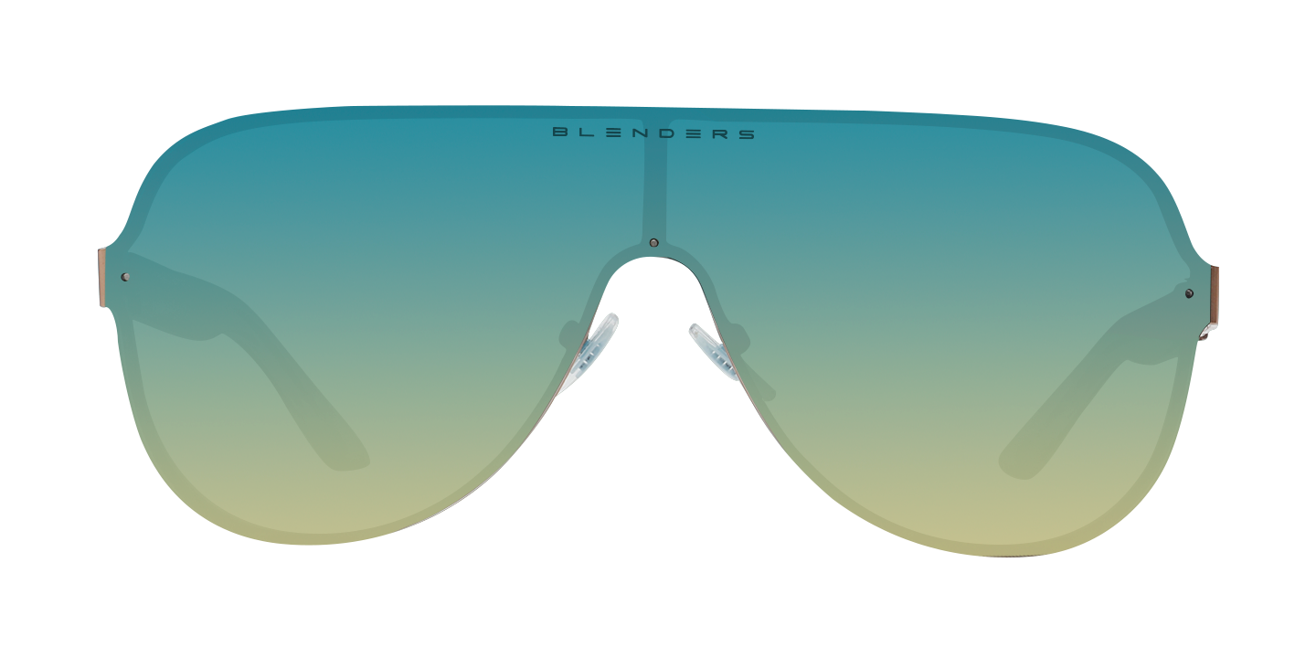 Blenders Falcon Awesummer Polarized Mirrored Sunglasses - TURQUOISE Thumbnail View 4