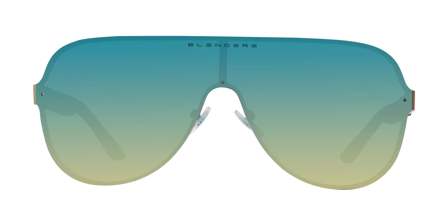 Blenders Falcon Awesummer Polarized Mirrored Sunglasses - TURQUOISE