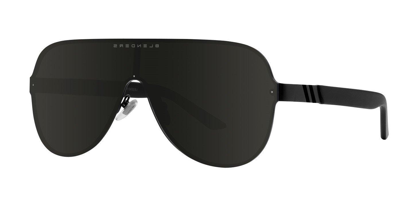 Blenders Falcon Legend Forever Polarized Mirrored Sunglasses - BLACK Thumbnail View 1