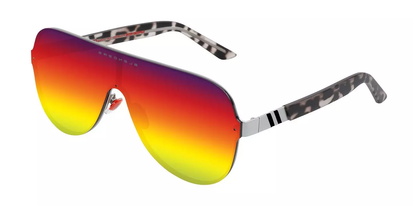 Blenders Falcon Supreme Irene Polarized Mirrored Sunglasses - MULTI-COLOR