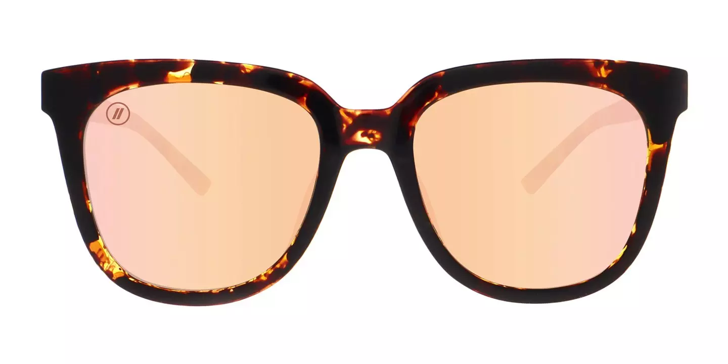 Blenders Grove Wildcat Love Polarized Mirrored Sunglasses - BROWN