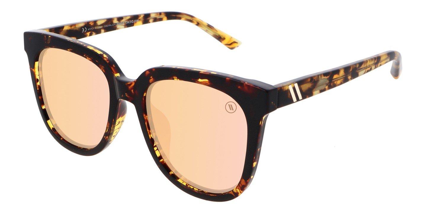 Blenders Grove Wildcat Love Polarized Mirrored Sunglasses - BROWN Thumbnail View 5