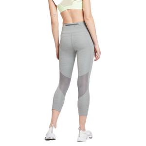 Nike Women's Fast Mid-Rise Crop Running Leggings-Grey