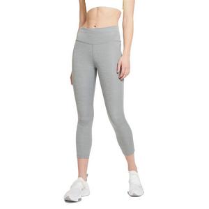 Nike Women's Fast Mid-Rise Crop Running Leggings-Grey