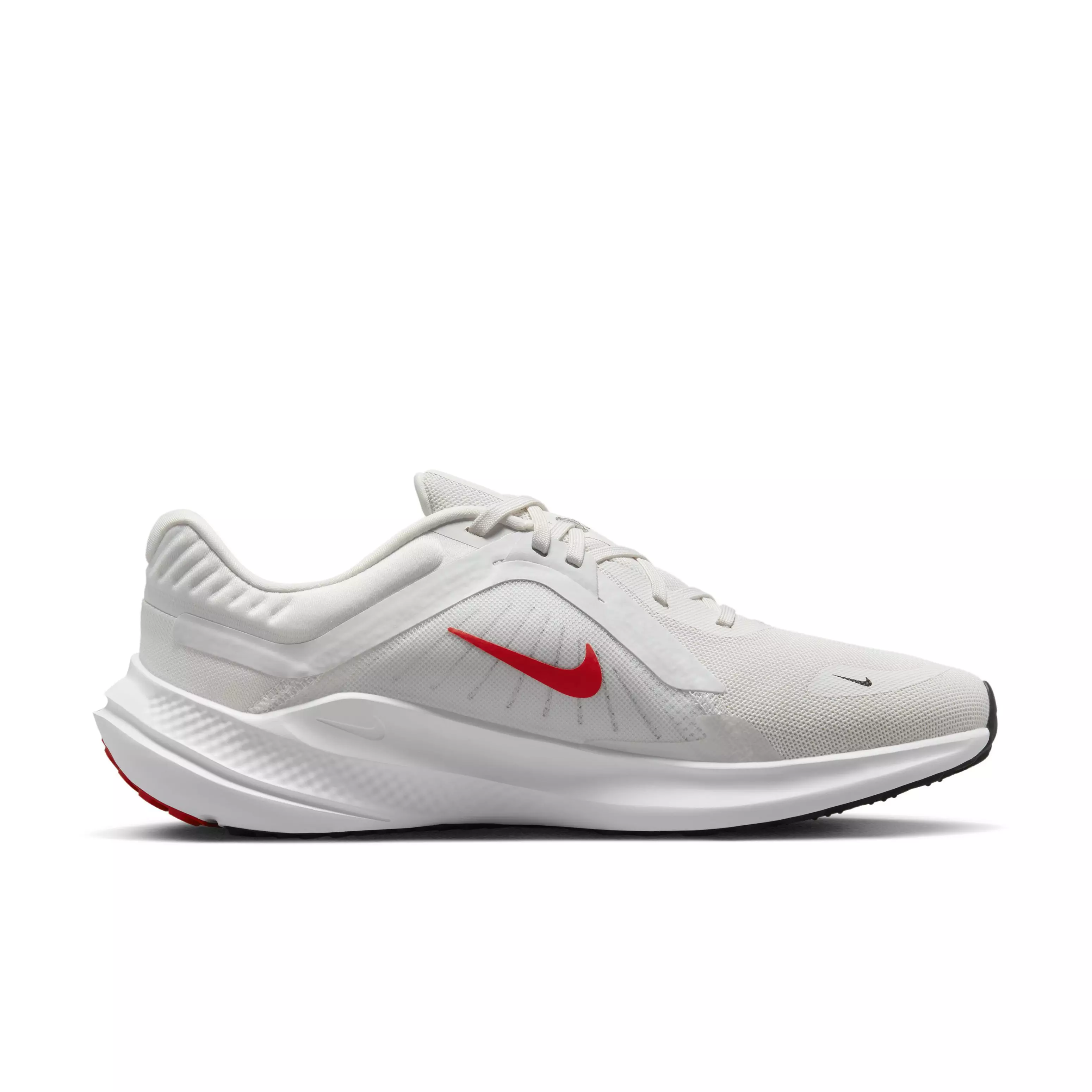 Nike Quest 5 "Platinum Tint/Light Crimson/White/Black" Men's Running Shoe - PLATINUM/LT CRIMSON/WHITE/BLACK