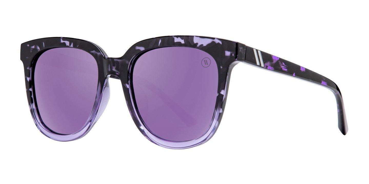 Blenders Grove Raven Delight Polarized Mirrored Sunglasses - PURPLE Thumbnail View 1