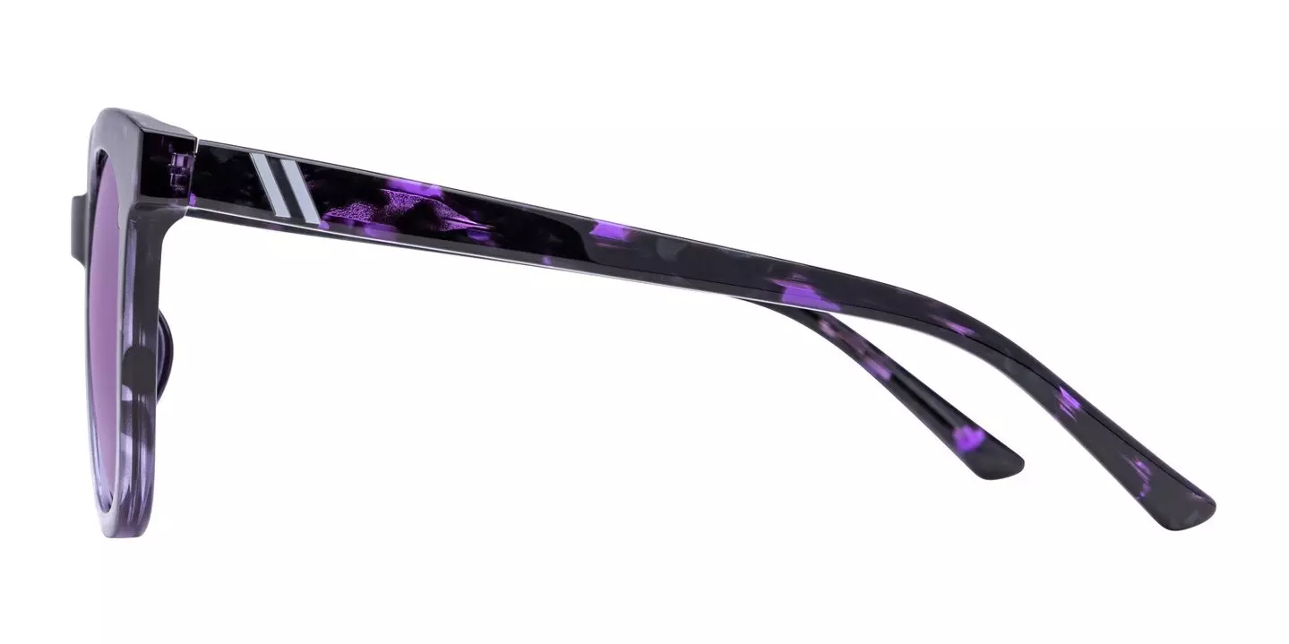 Blenders Grove Raven Delight Polarized Mirrored Sunglasses - PURPLE