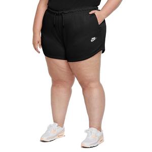 Nike Women's Sportswear Shorts-Plus Size - Grey