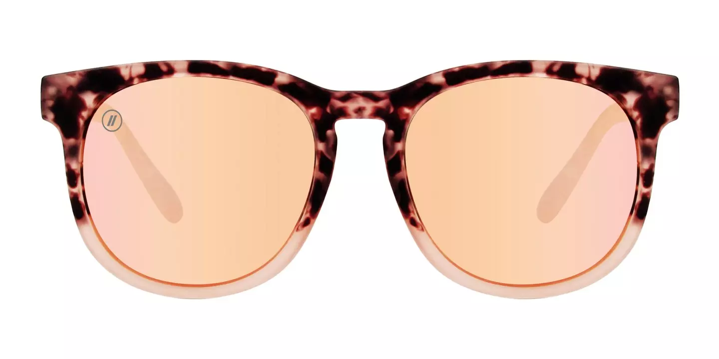 Blenders H Series Heat Rush Polarized Mirrored Sunglasses - PINK