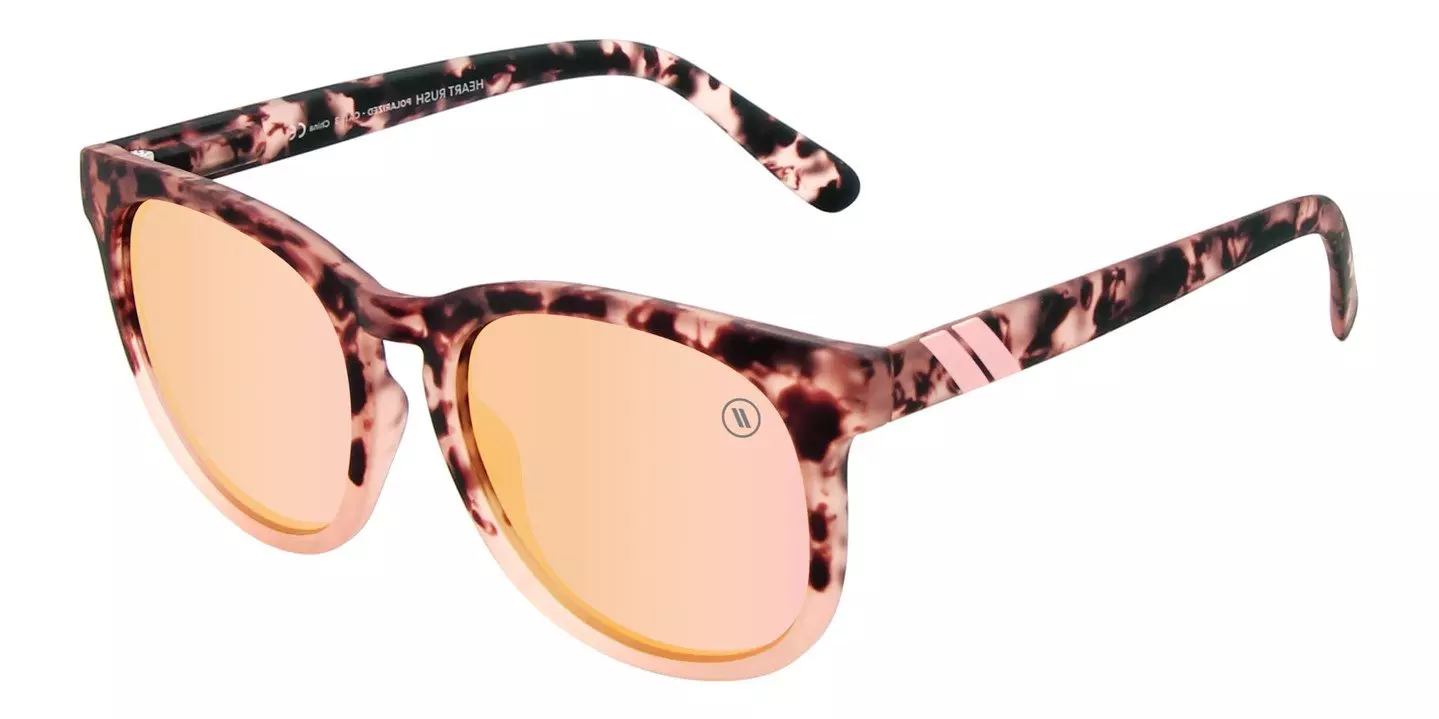 Blenders H Series Heat Rush Polarized Mirrored Sunglasses - PINK