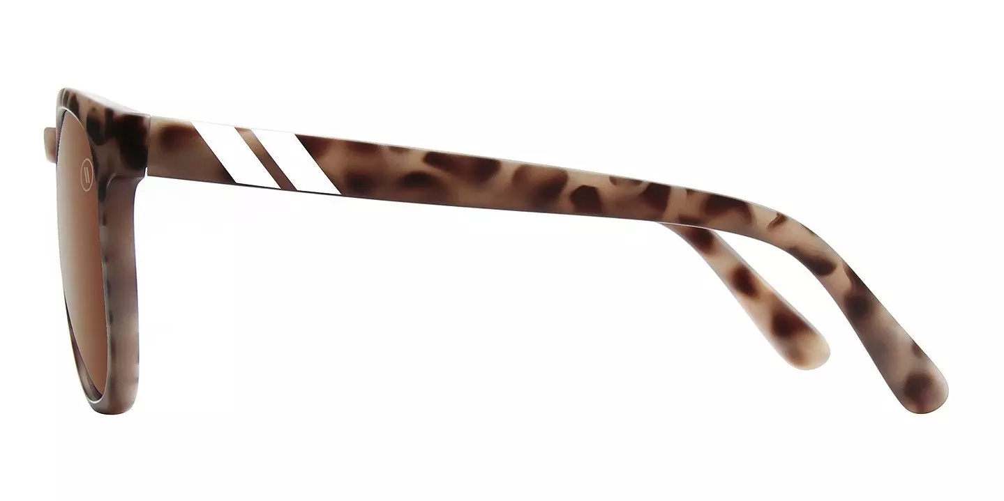 Blenders H Series Tiger Mark Polarized Mirrored Sunglasses - BROWN