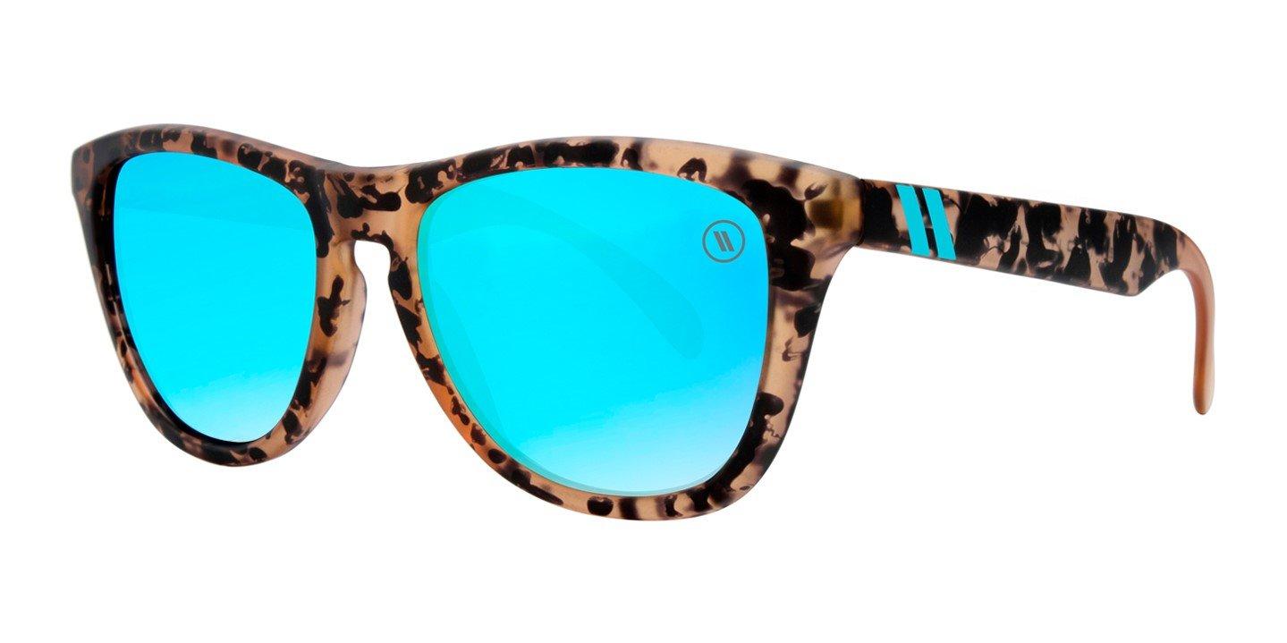 Blenders L Series Jungle Rain Polarized Mirrored Sunglasses - BLUE Thumbnail View 1