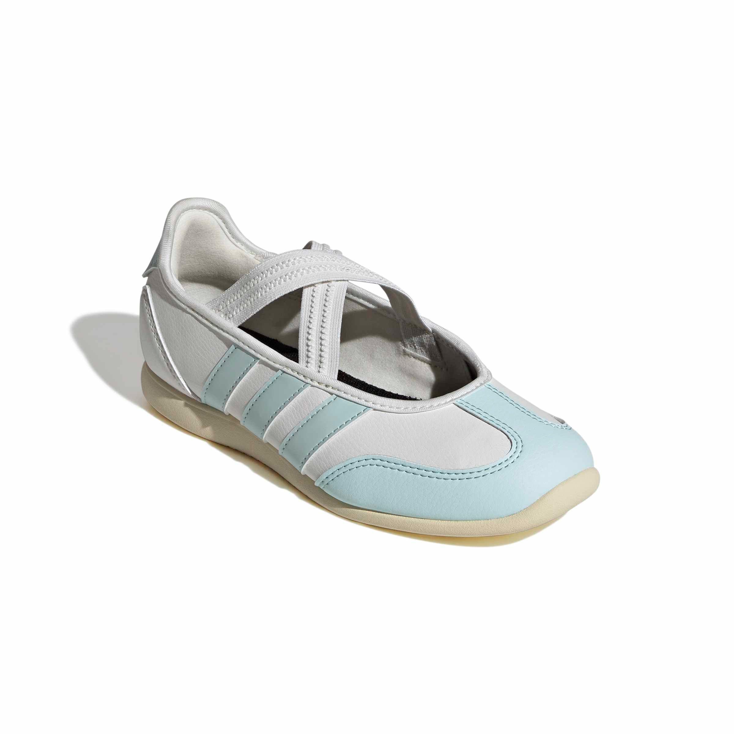 adidas Barreda Mary Jane "Core White/Halo Mint/Warm Vanilla" Grade School Girls' Shoe - WHITE/MINT/VANILLA Thumbnail View 3