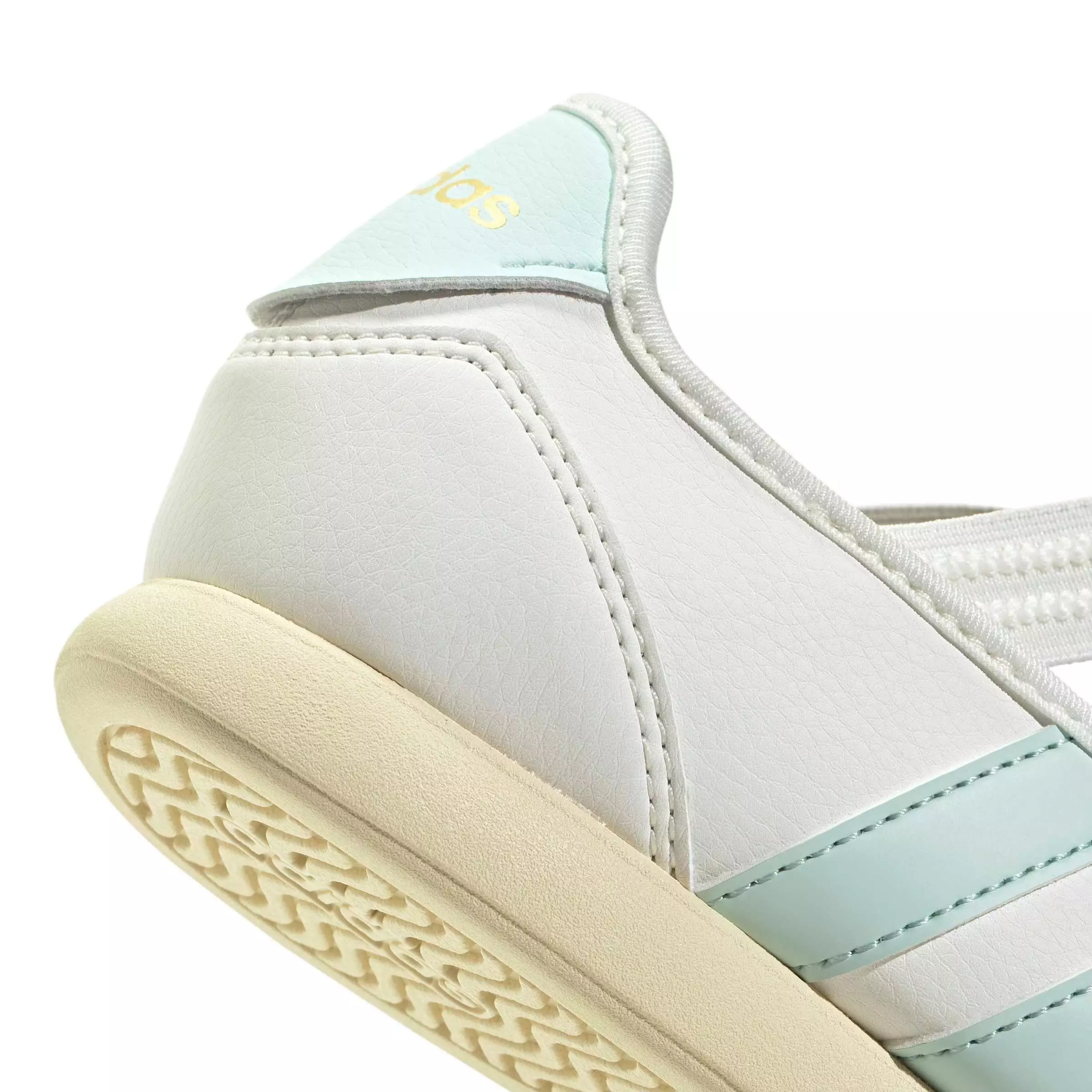 adidas Barreda Mary Jane "Core White/Halo Mint/Warm Vanilla" Grade School Girls' Shoe - WHITE/MINT/VANILLA