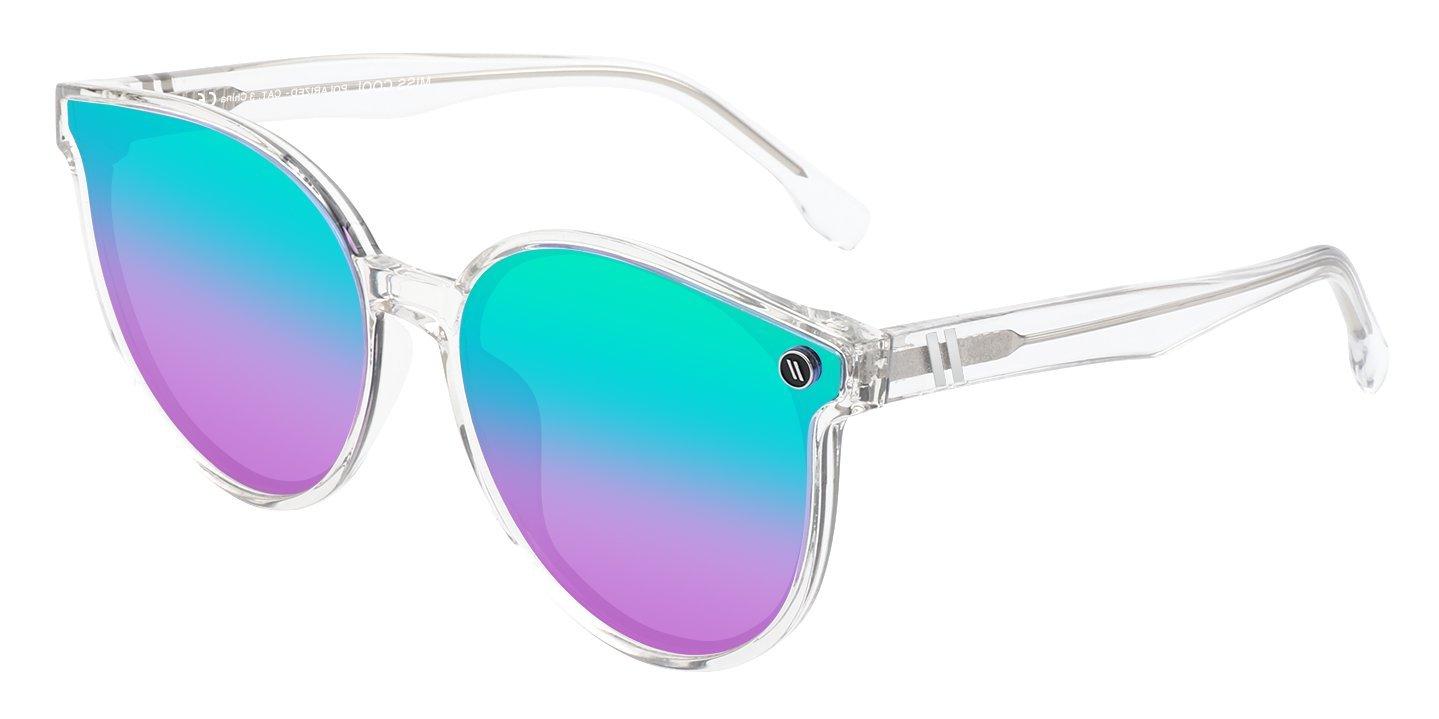 Blenders Lexico Miss Cool Polarized Mirrored Sunglasses - MULTI-COLOR Thumbnail View 5