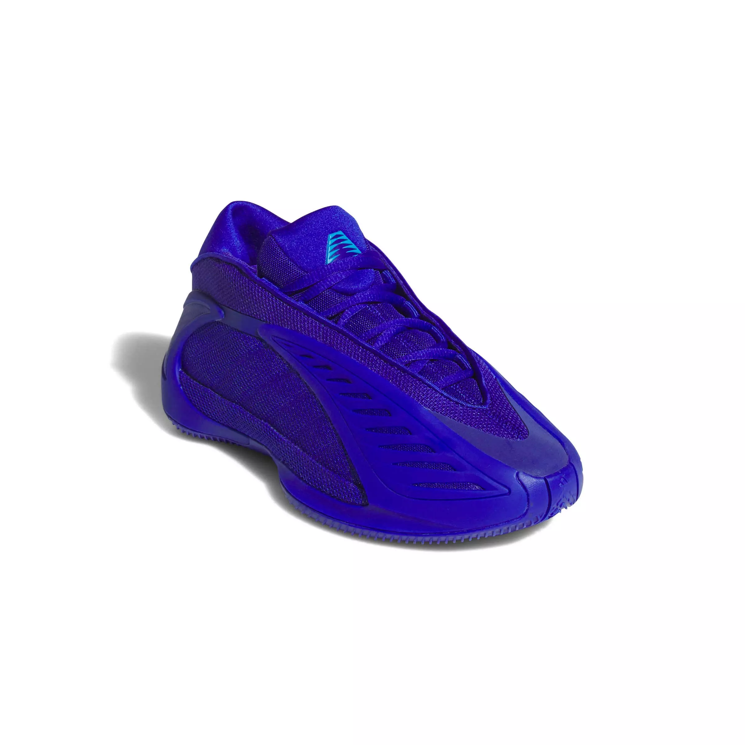 adidas Anthony Edwards 2 "Lucid Ray Blue" Grade School Kids' Basketball Shoe - BLUE/BLUE/BLUE