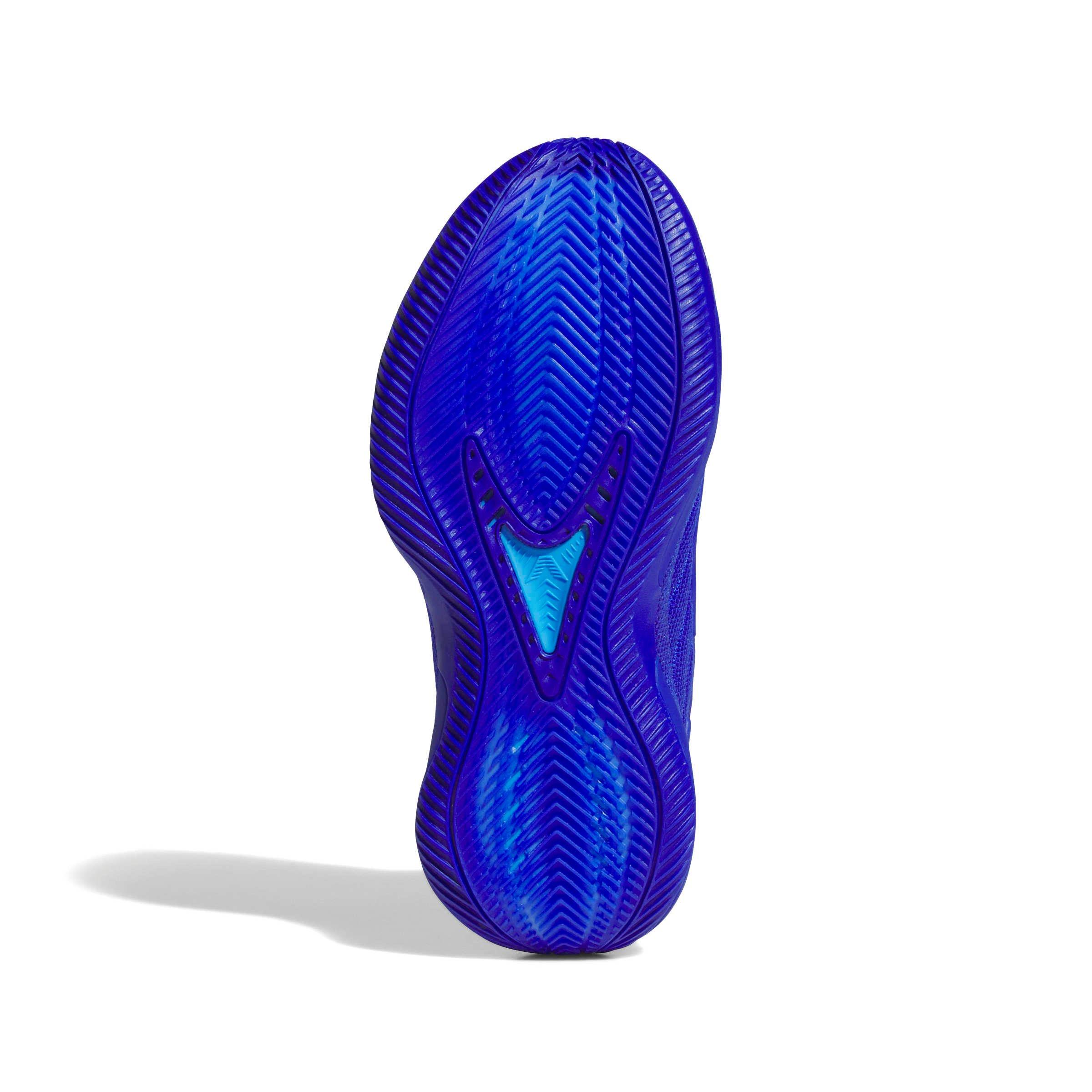 adidas Anthony Edwards 2 "Lucid Ray Blue" Grade School Kids' Basketball Shoe - BLUE/BLUE/BLUE Thumbnail View 8
