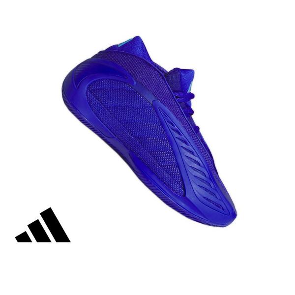adidas Anthony Edwards 2 "Lucid Ray Blue" Grade School Kids' Basketball Shoe