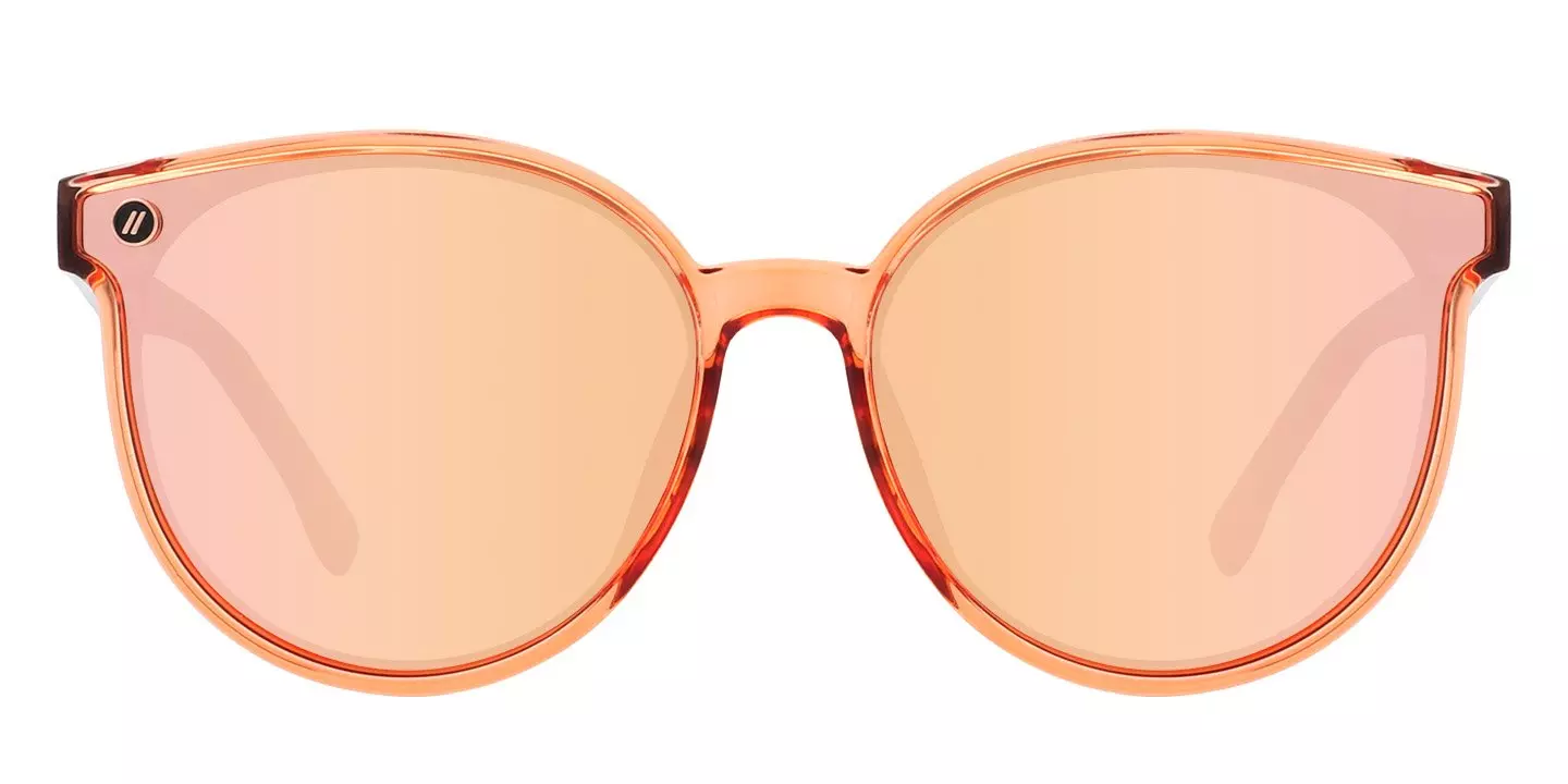 Blenders Lexico Flame Mingo Polarized Mirrored Sunglasses - ORANGE