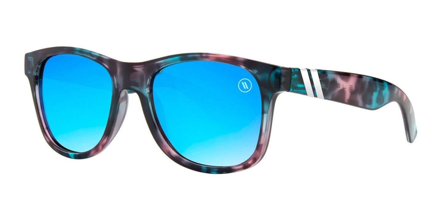 Blenders M Class X2 Psycho Cat Polarized Mirrored Sunglasses - BLUE Thumbnail View 1