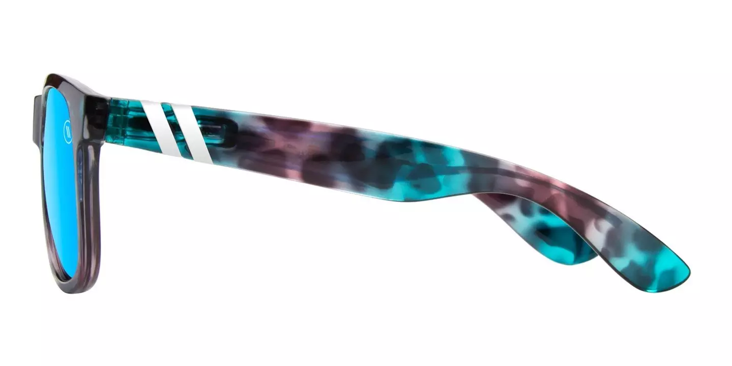 Blenders M Class X2 Psycho Cat Polarized Mirrored Sunglasses - BLUE