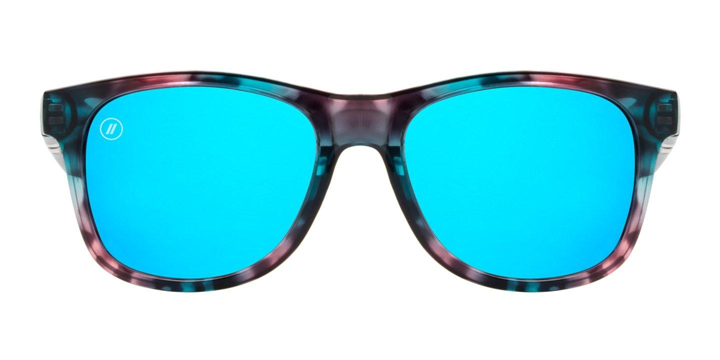 Blenders M Class X2 Psycho Cat Polarized Mirrored Sunglasses - BLUE Thumbnail View 4