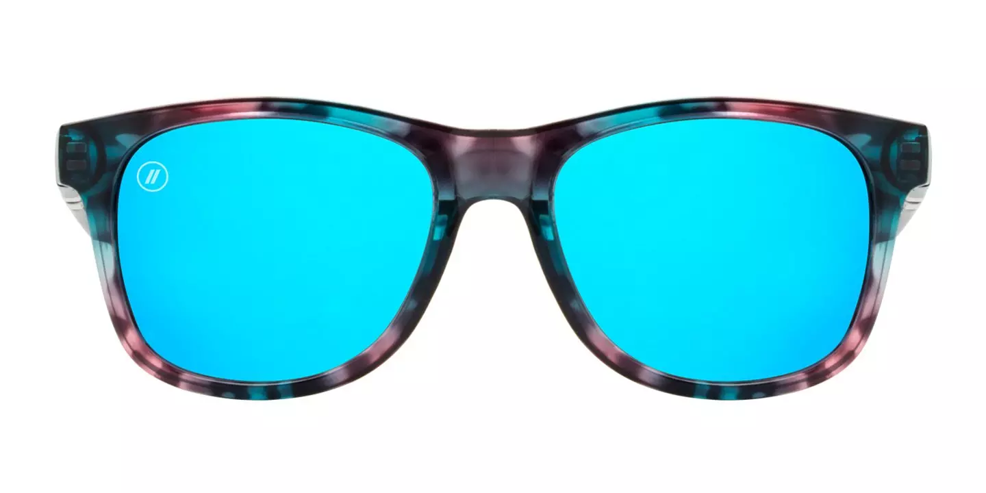 Blenders M Class X2 Psycho Cat Polarized Mirrored Sunglasses - BLUE