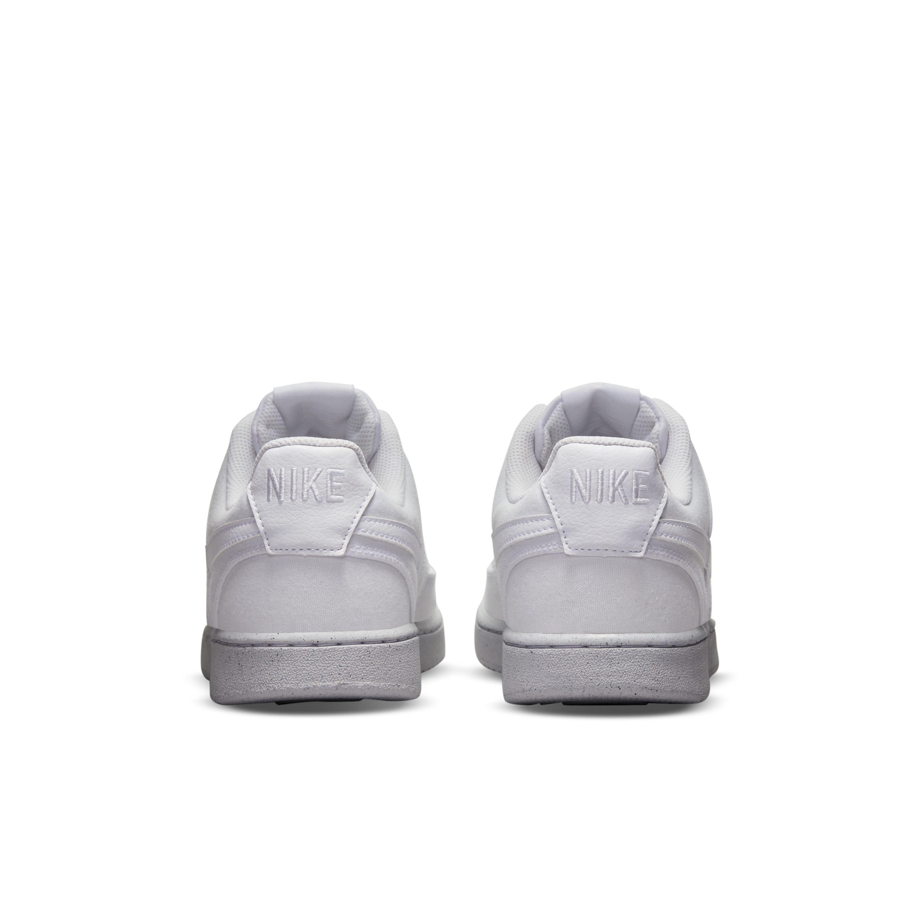 Nike Court Vision Low Next Nature "White/White/White" Men's Shoe - WHITE/WHITE/WHITE Thumbnail View 5