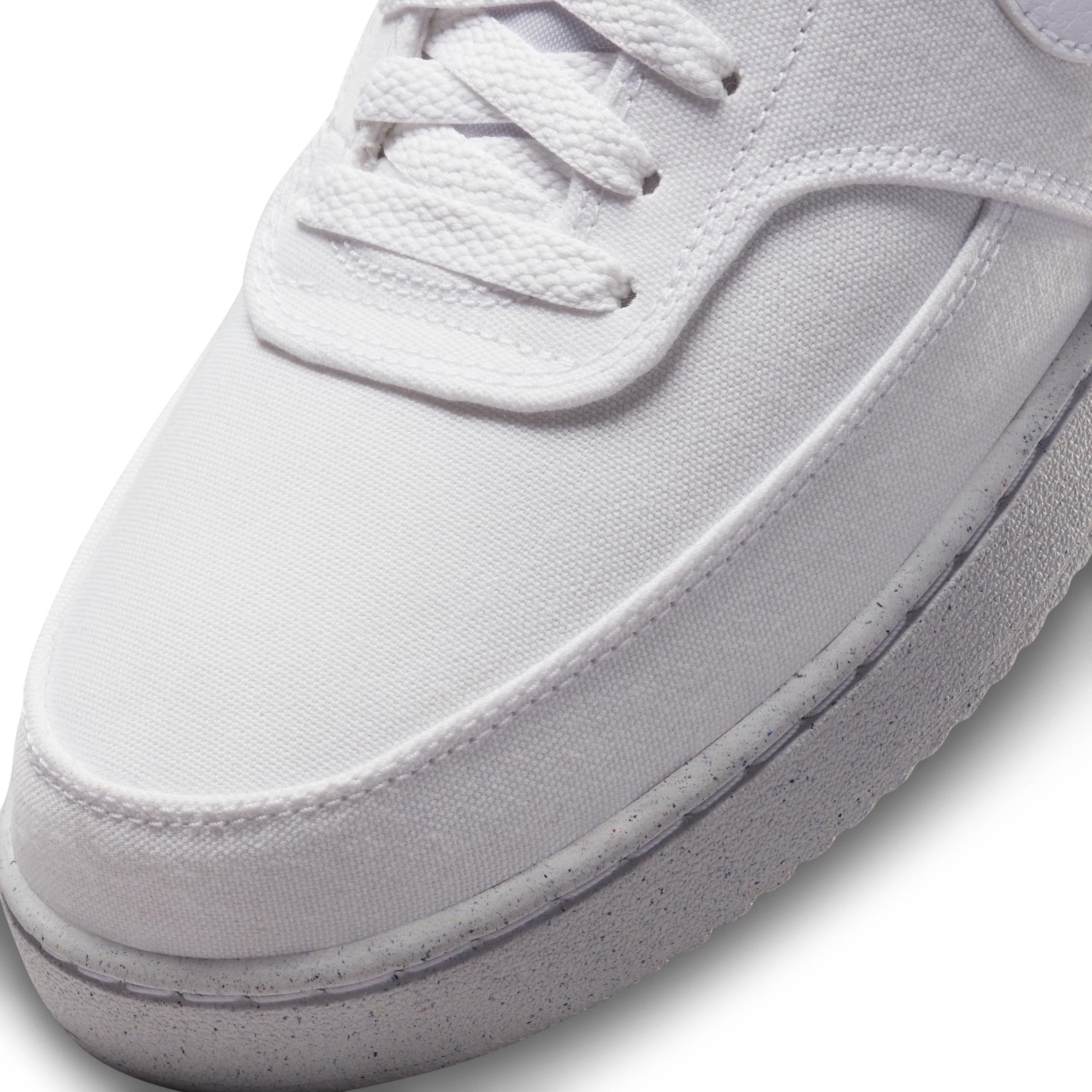 Nike Court Vision Low Next Nature "White/White/White" Men's Shoe - WHITE/WHITE/WHITE Thumbnail View 7