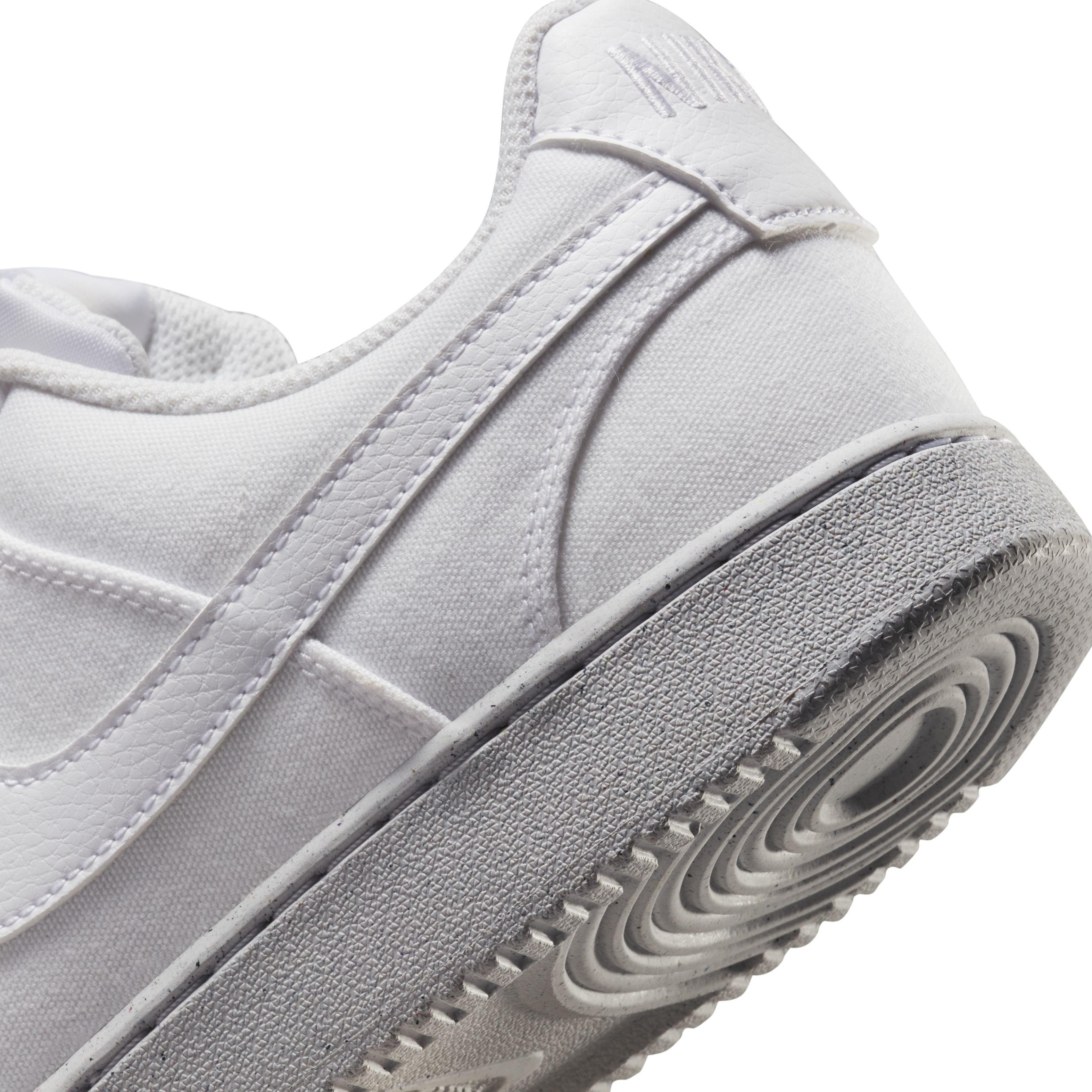 Nike Court Vision Low Next Nature "White/White/White" Men's Shoe - WHITE/WHITE/WHITE Thumbnail View 8