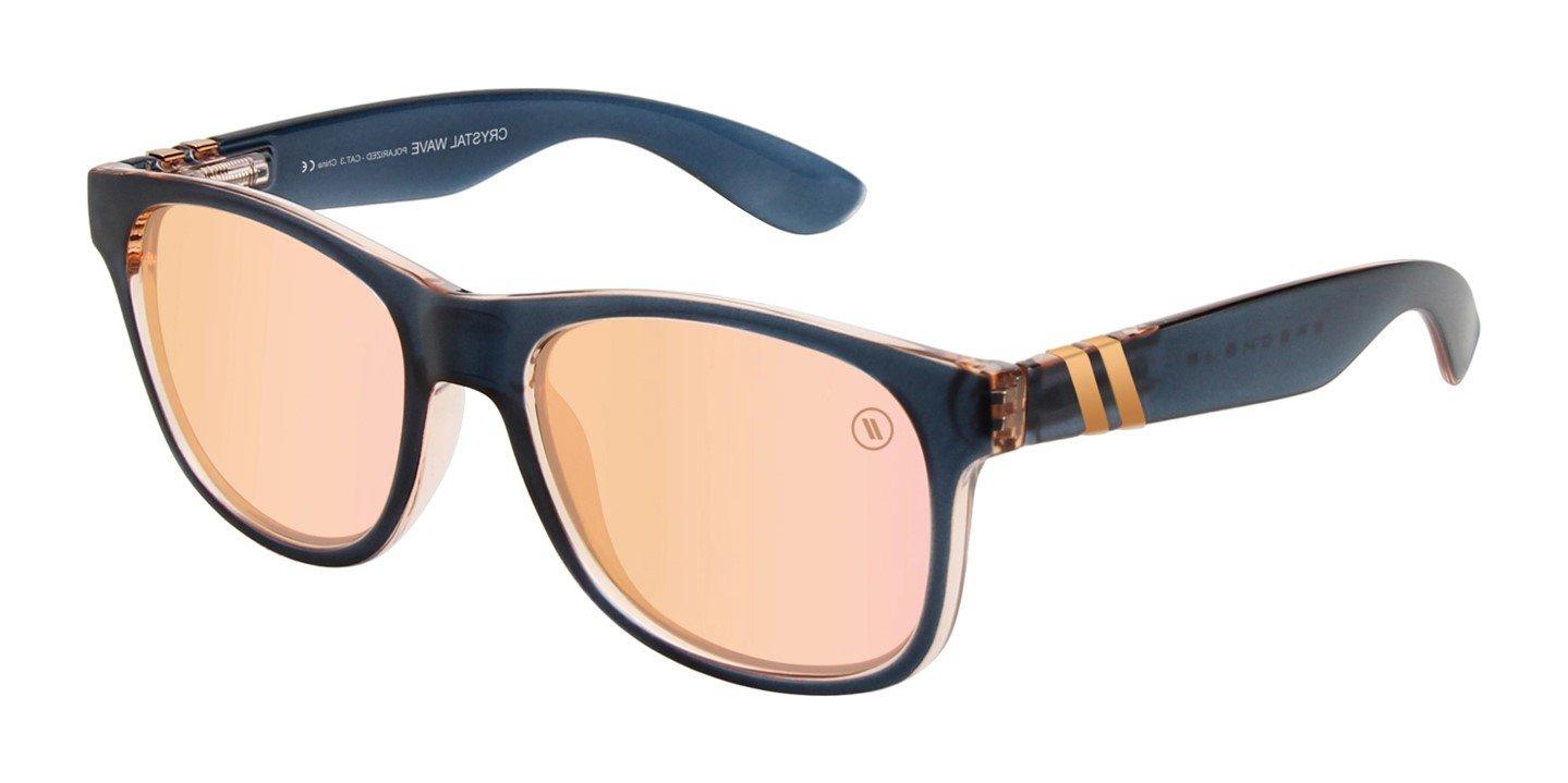 Blenders M Class X2 Crystal Wave Polarized Mirrored Sunglasses - CHAMPAGNE Thumbnail View 5