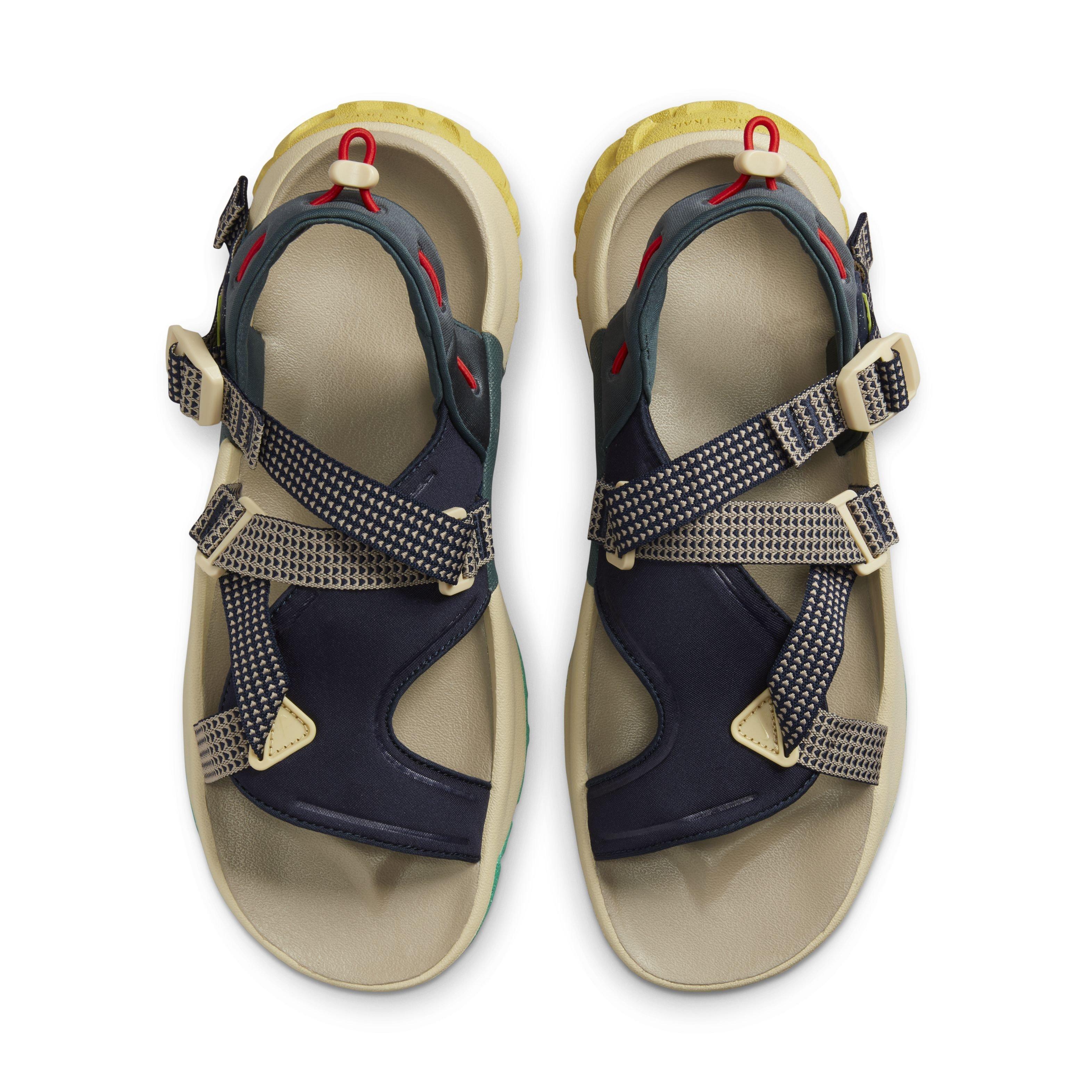 Nike Oneonta "Obsidian/Volt/Faded Spruce/Khaki" Men's Sandal - OBSIDIAN/VOLT/SPRUCE/KHAKI Thumbnail View 4